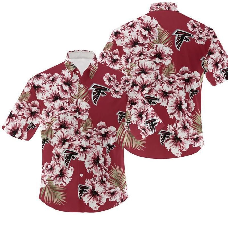 NFL Atlanta Falcons NFL Gift For Fan Hawaiian Graphic Print Short Sleeve Hawaiian Shirt 7 H97 - 3904