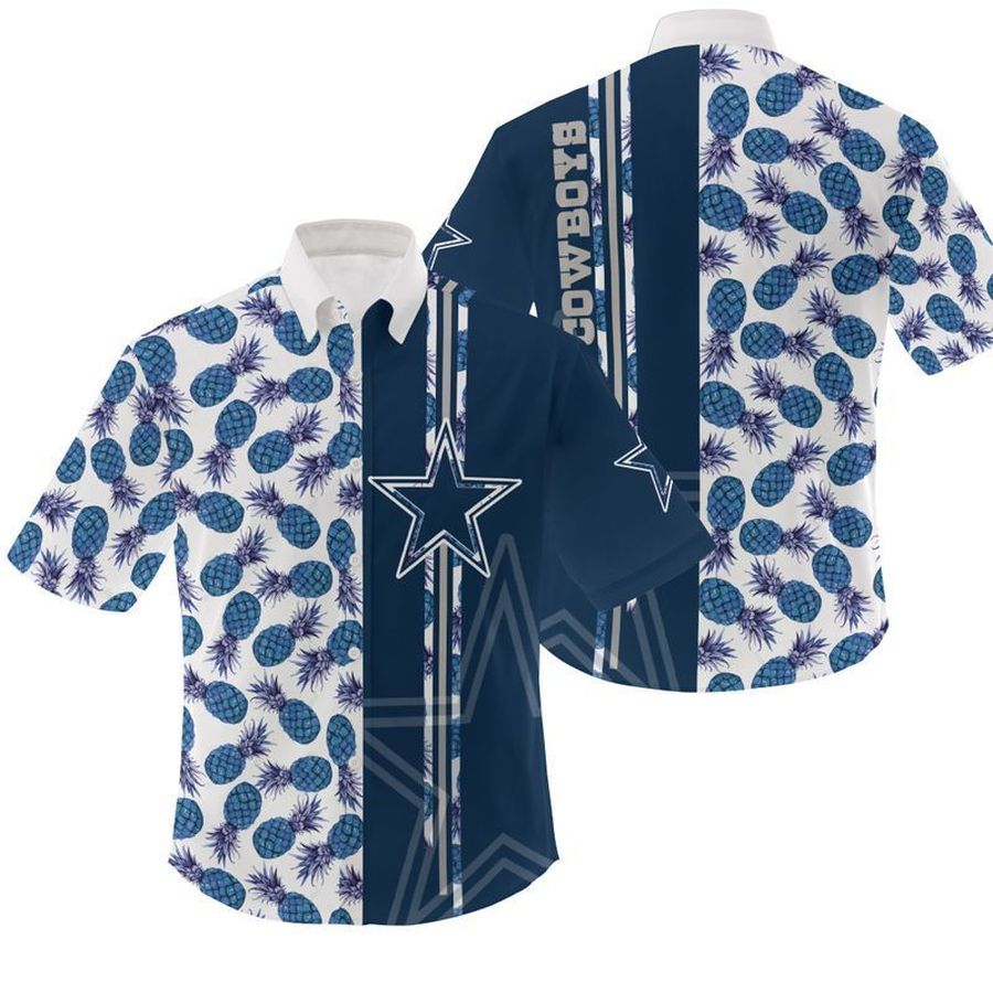 NFL Dallas Cowboys Gift For Fan Hawaiian Graphic Print Short Sleeve Hawaiian Shirt 4 H97 - 6414