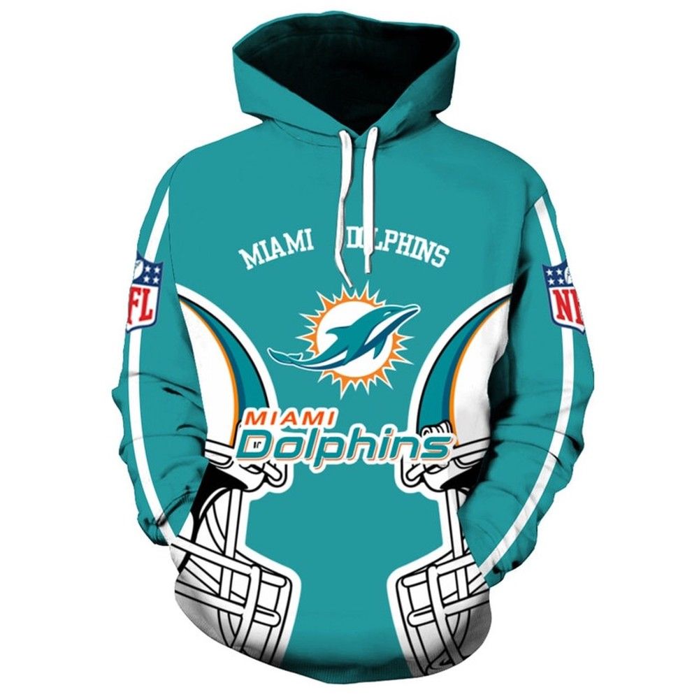 NFL Miami Dolphins Men And Women 3D Full Printing Hoodie Zip Hoodie NFL Miami Dolphins 3D Full Printing Shirt
