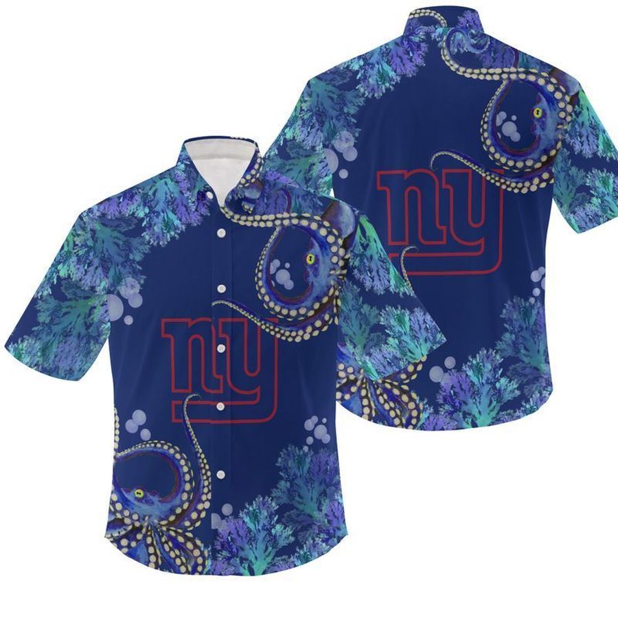 NFL New York Giants Gift For Fan Hawaiian Graphic Print Short Sleeve Hawaiian Shirt 5 H97 - 322