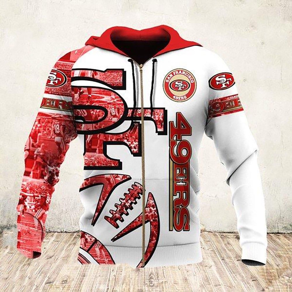 NFL San Francisco 49Ers NFL San Francisco 49Ers 3D Hoodie Sweatshirt