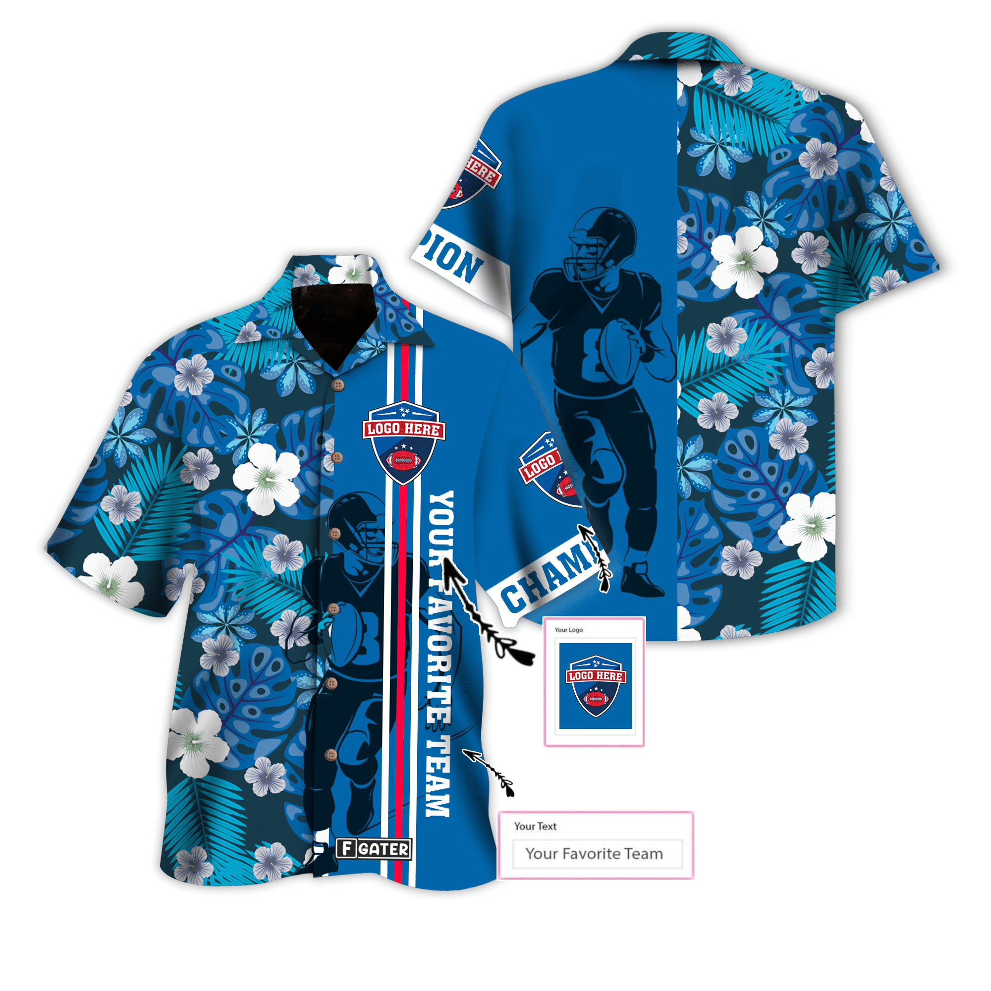 NFL Super Bowl American Football Custom Hawaiian Shirt