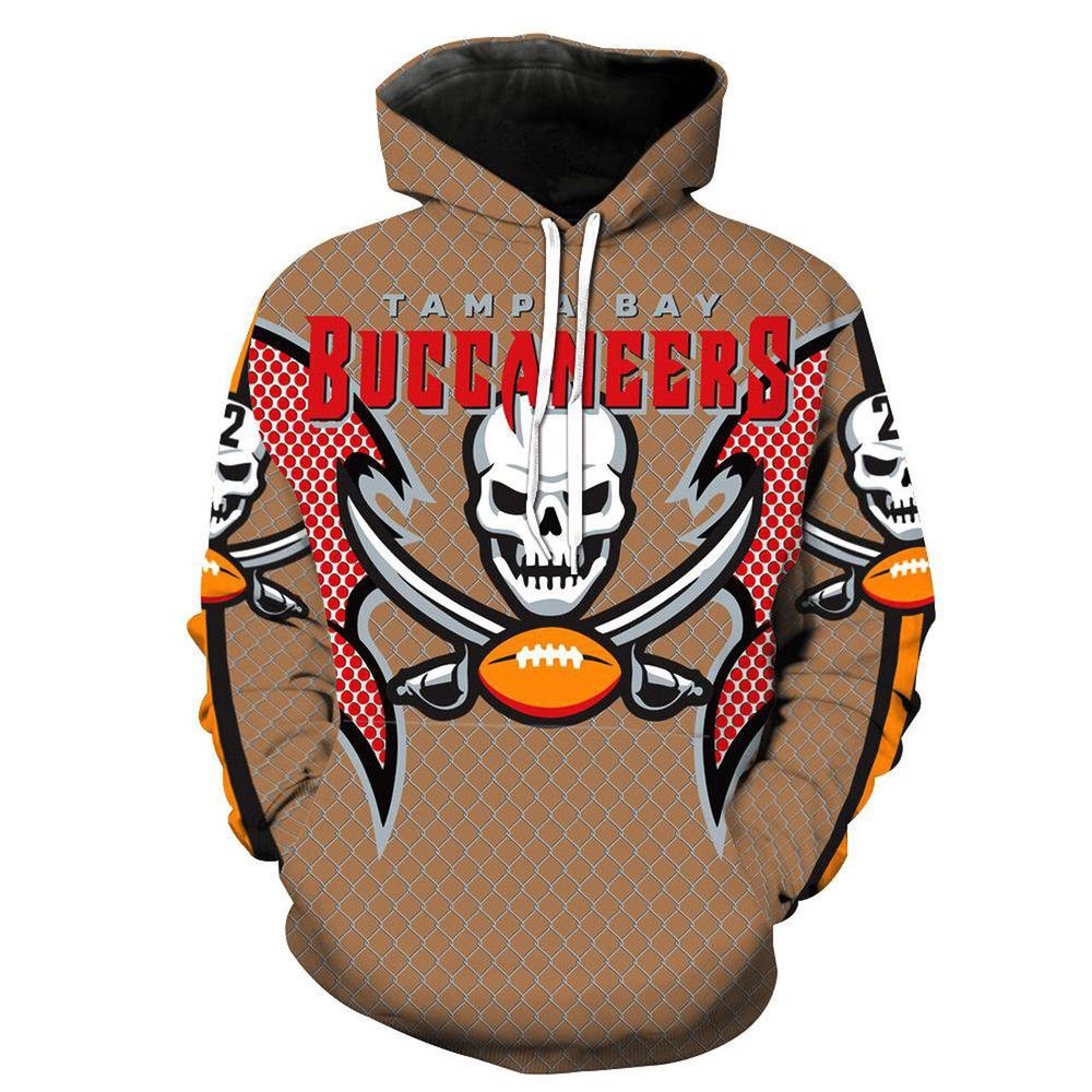 NFL Tampa Bay Buccaneers Unisex 3D Full Printing Hoodie Zip Hoodie Tampa Bay Buccaneers 3D Full Printing Shirt Tampa Bay Buccaneers 3D Hoodie Shirt