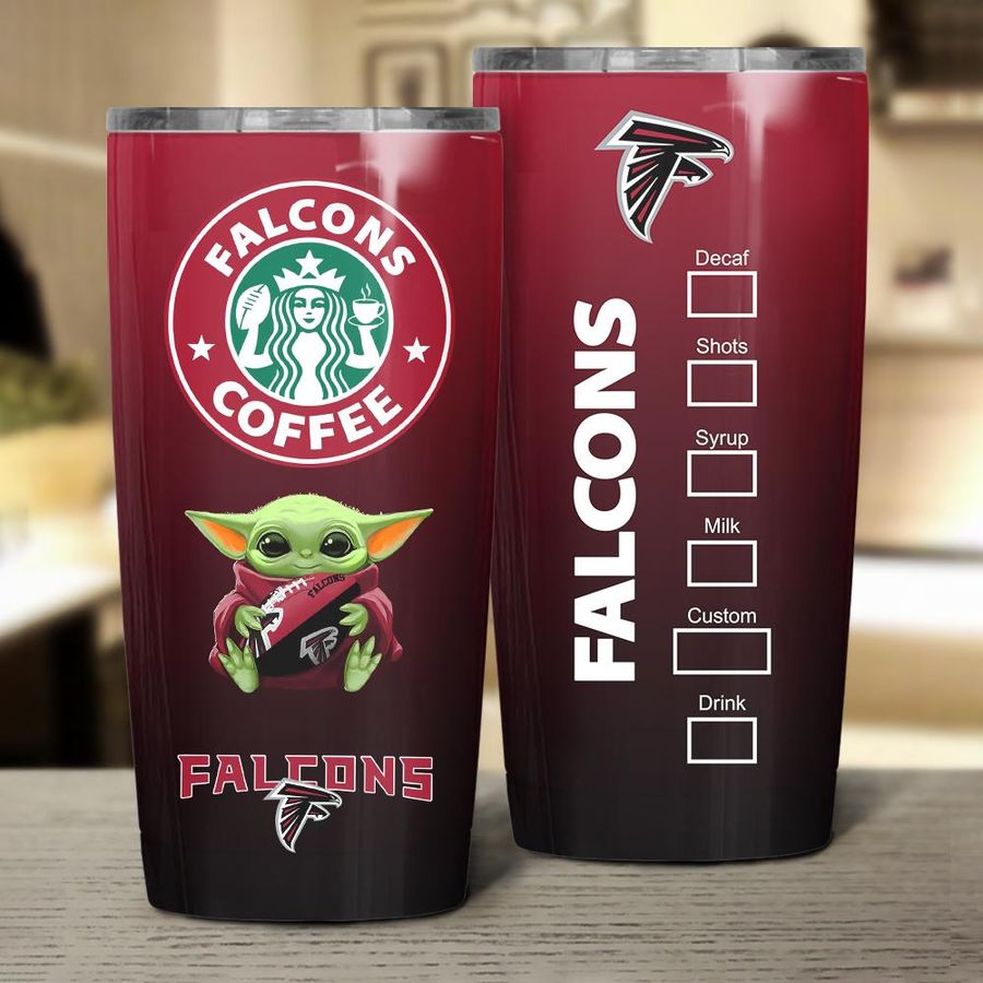 NFL02-Atlanta Falcons Starbucks Tumbler 20oz and 30oz (DS002)