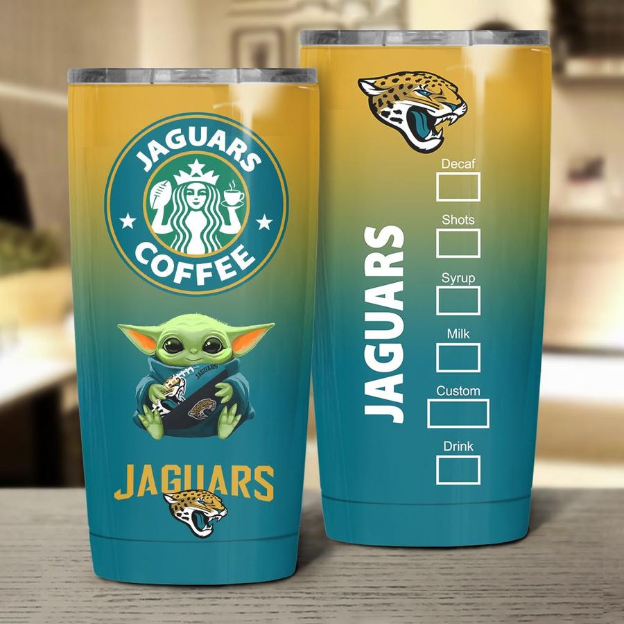 NFL15-Jacksonville Jaguars Starbucks Tumbler 20oz and 30oz (DS002)