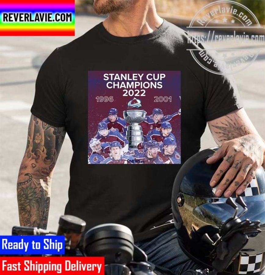 NHL Colorado Avalanche Champions 2021-2022 Stanley Cup Champions The 21-Year Wait Unisex T-Shirt