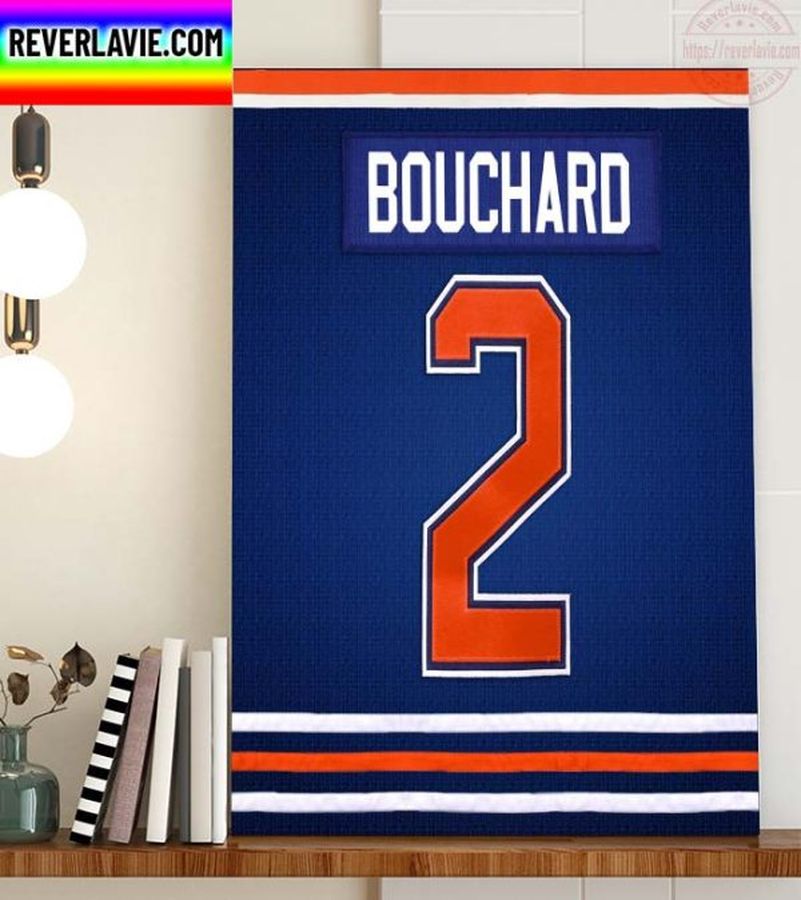 NHL Edmonton Oilers Evan Bouchard 2 Home Decor Poster Canvas