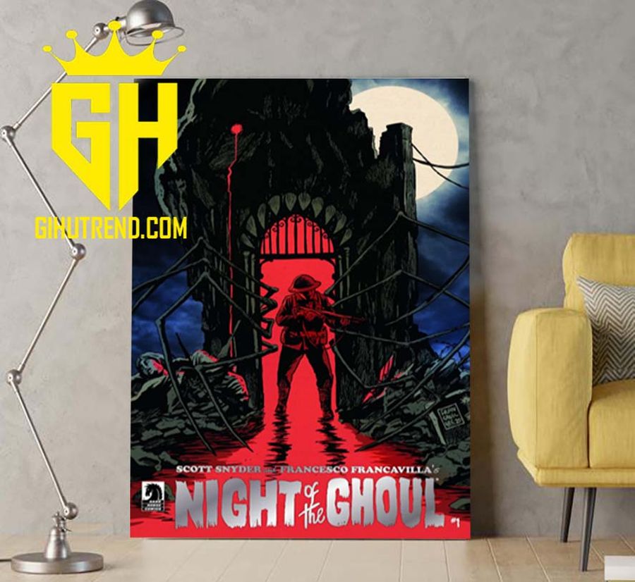 Night Of The Ghoul Poster Canvas