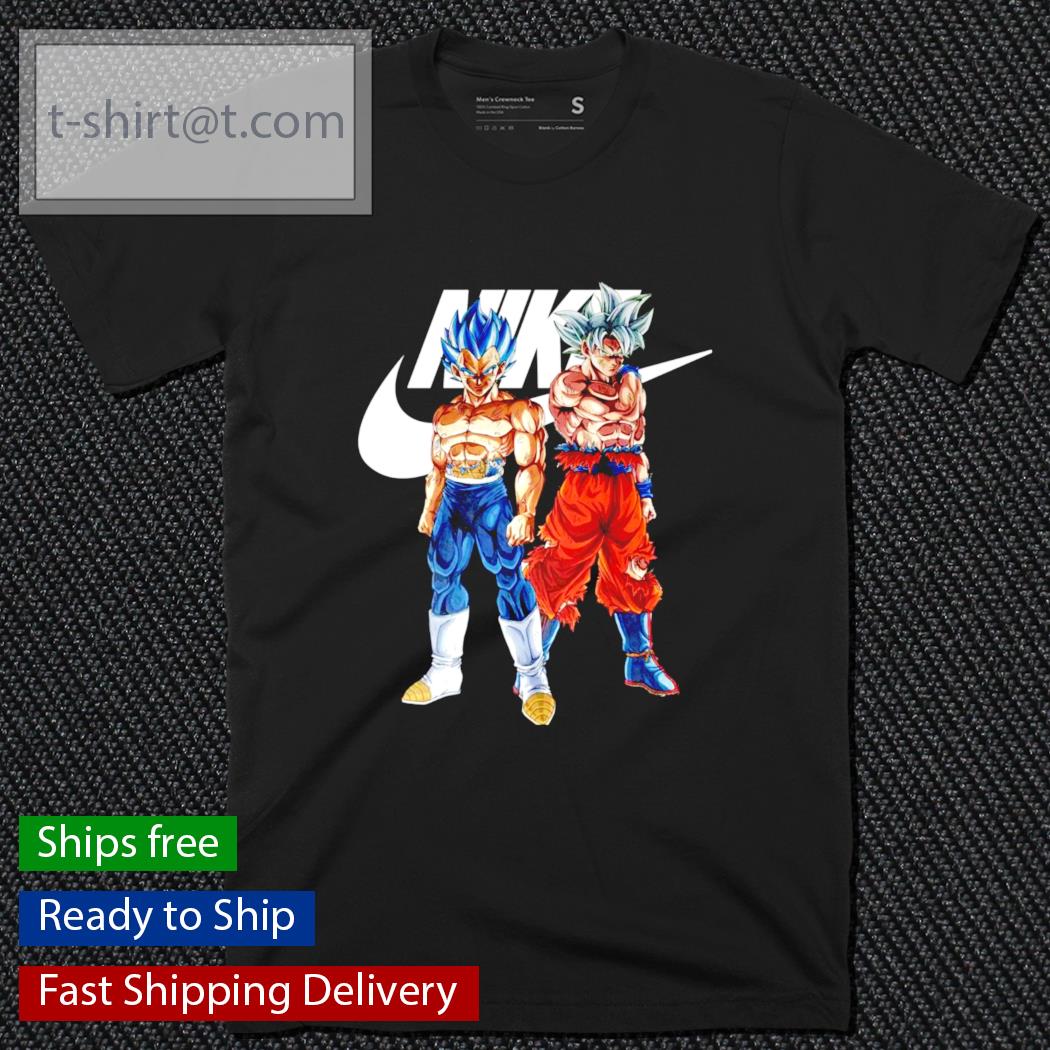 Nike Dragon Ball Z Son Goku and Vegeta shirt