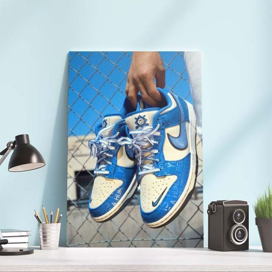 Nike Dunk Low Jackie Robinson Release Poster Canvas