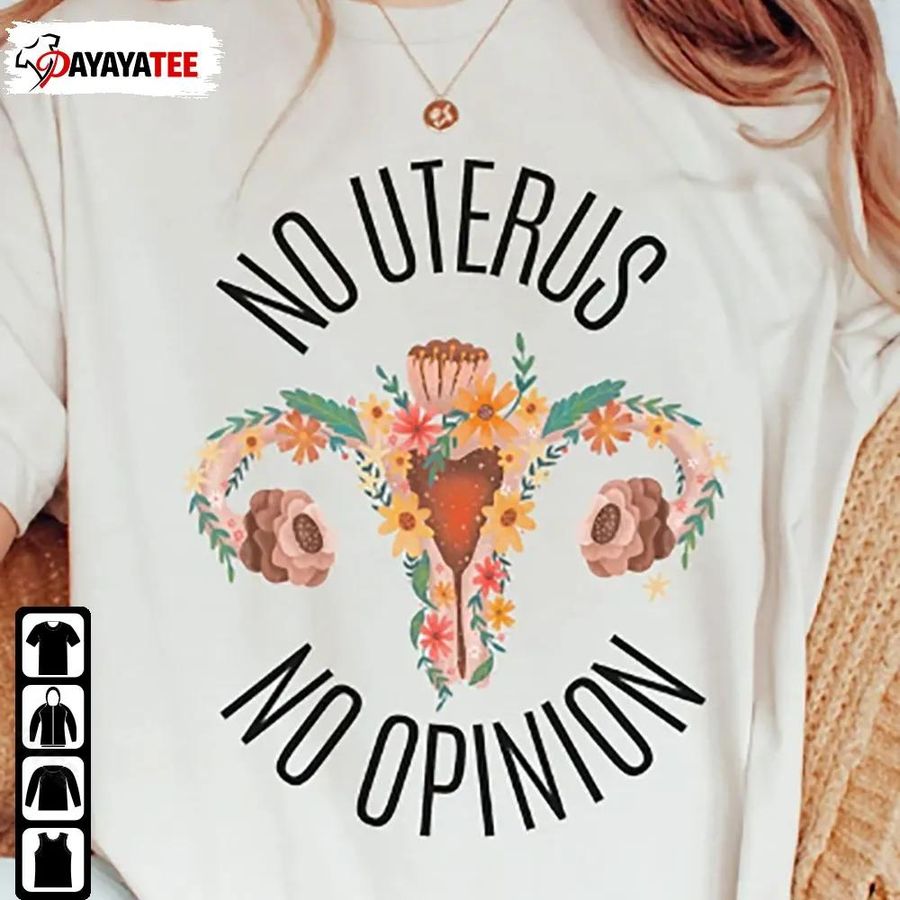 No Uterus No Opinion Shirt Middle Finger Uterus Fuck The Supreme Court