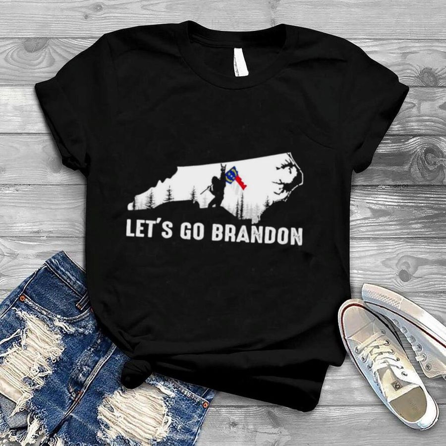 North Carolina America Bigfoot Let’s Go Brandon Shirt