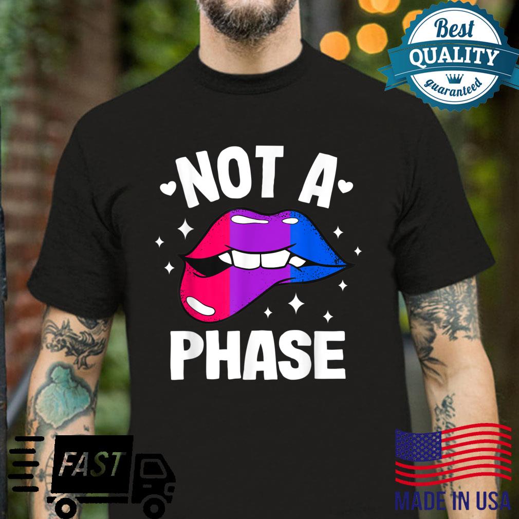 Not A Phase Bisexual Pride Love Wins LGBT Bi Pride Shirt
