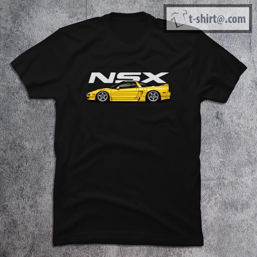 NSX lemonde yellow car shirt
