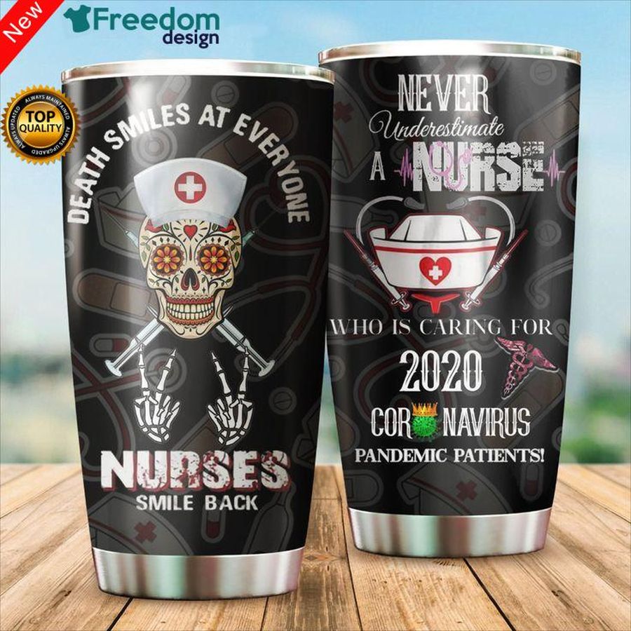 Nurse 2020 Stainless Steel Tumbler Cup 20oz, Tumbler Cup 30oz, Straight Tumbler 20oz