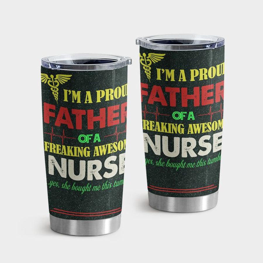 Nursing Tumbler With Lid, Nurse Fathers Day Tumbler Tumbler Cup 20oz , Tumbler Cup 30oz, Straight Tumbler 20oz