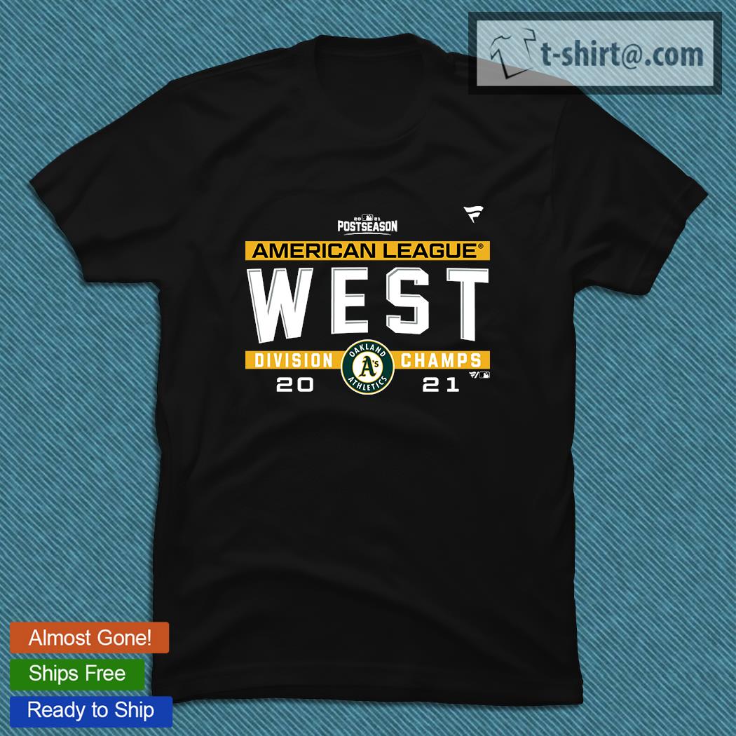 Oakland Athletics American league west division champs 2021 T-shirt