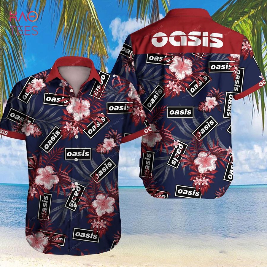 Oasis Floral Hawaiian Shirt Hawaiian Shirt