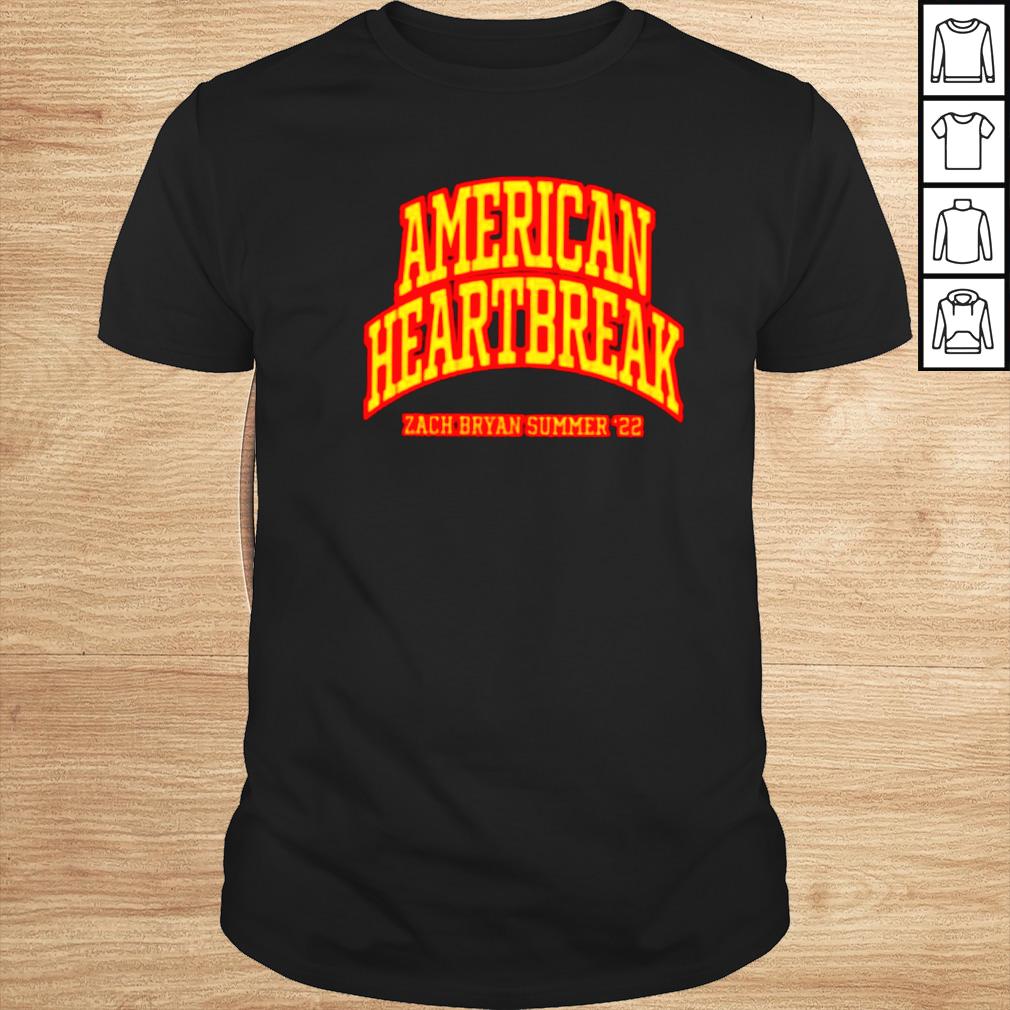 official American Heartbreak Zach Bryan Summer 2022 shirt