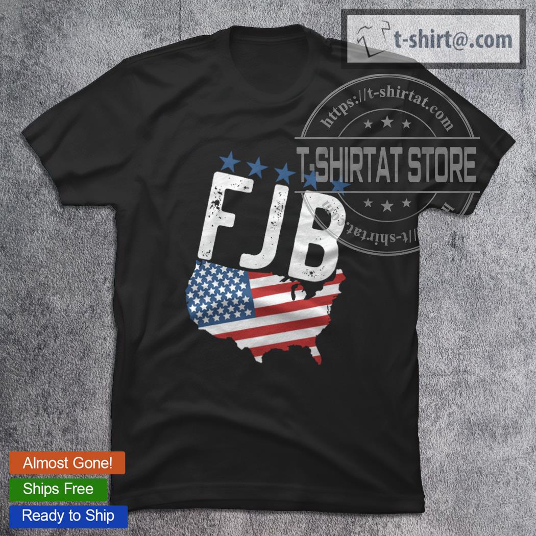 Official fJB Pro America USA Flag Fuck Joe Biden T-Shirt