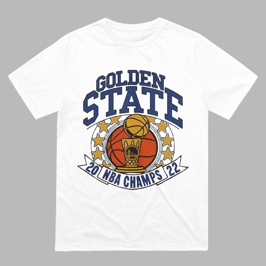 Official Golden State Warriors Homage Parade 2022 NBA Finals Champions Trophy Shirt