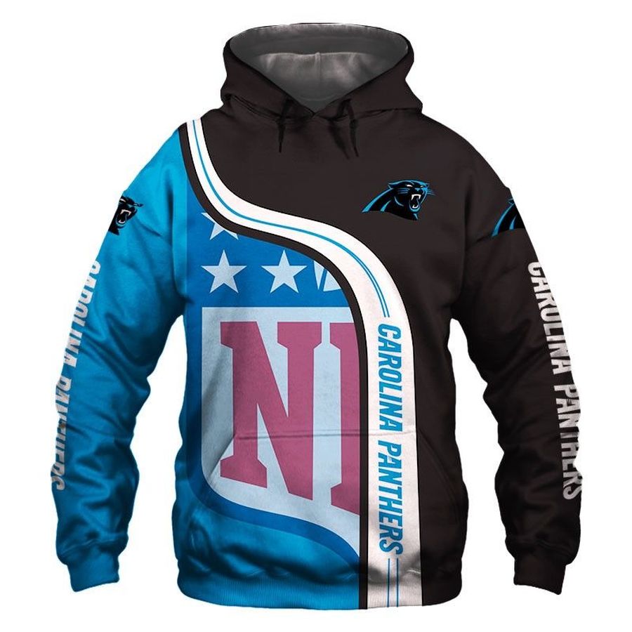 Official NFL Carolina Panthers Carolina Panthers 3D Hoodie Sweatshirt