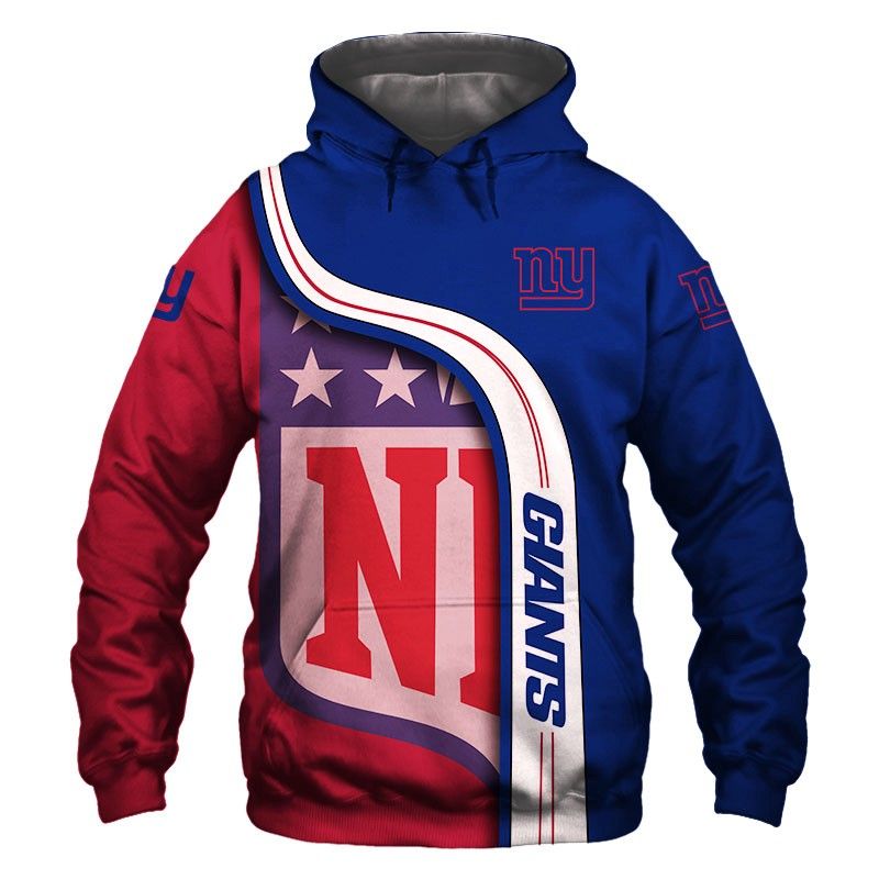Official NFL New York Giants And 3D Hoodie Sweatshirt