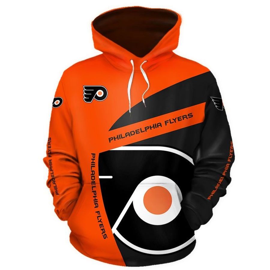 Official NHL Philadelphia Flyer And 3D Hoodie Sweatshirt