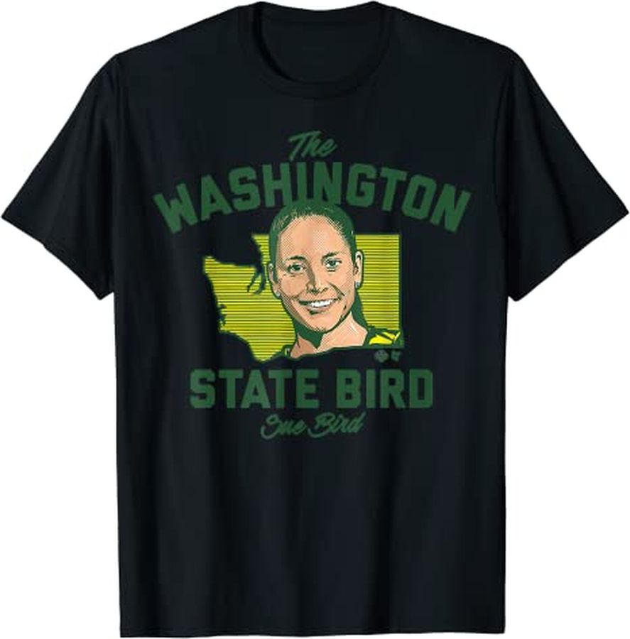 Officially Licensed Sue Bird - Washington State Bird T-Shirt-p989