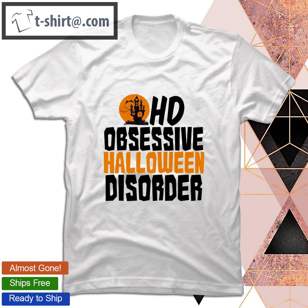 Ohd Obsessive Halloween Disorder Haunted House T-shirt