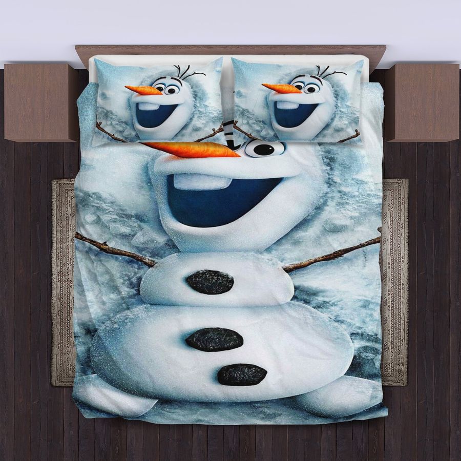 Olaf Snowman Frozen Bedding Set Duvet Cover Set