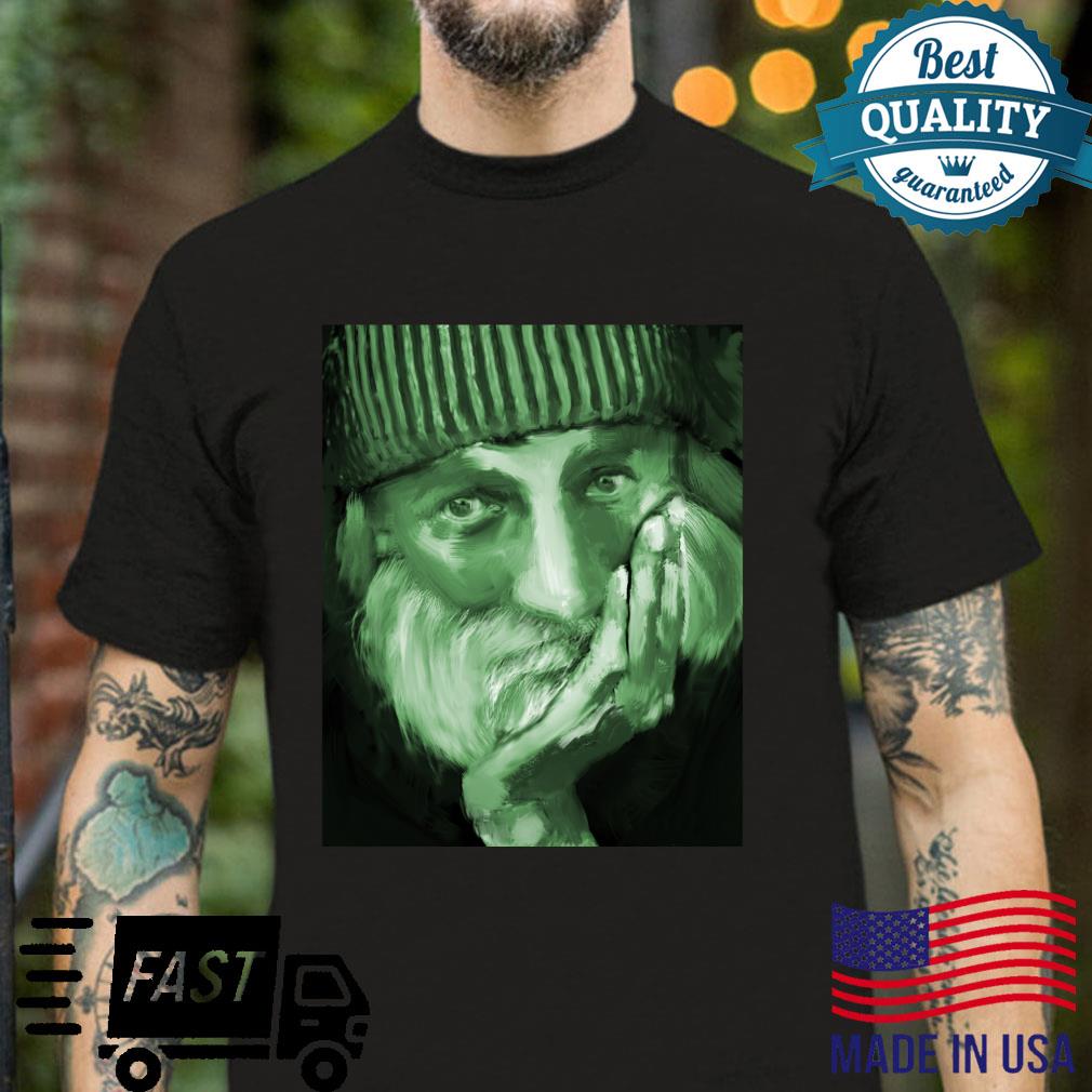 Old Man In Green Shirt