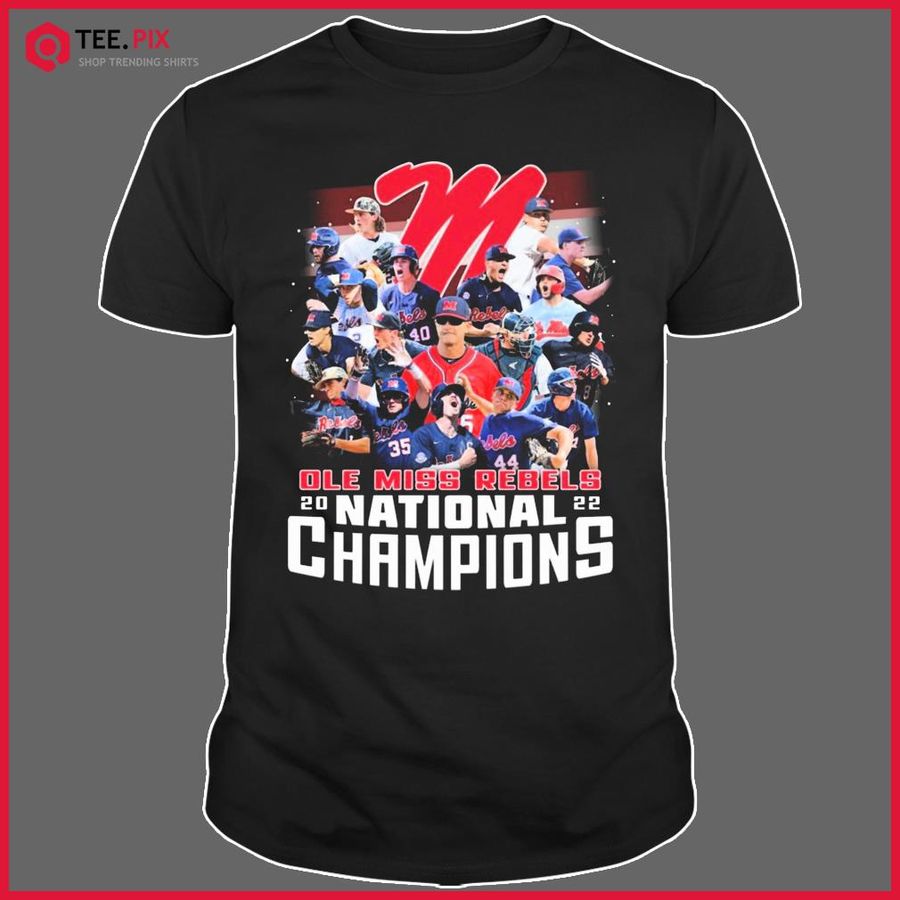 Ole Miss Rebels Team 2022 National Champions T-Shirt