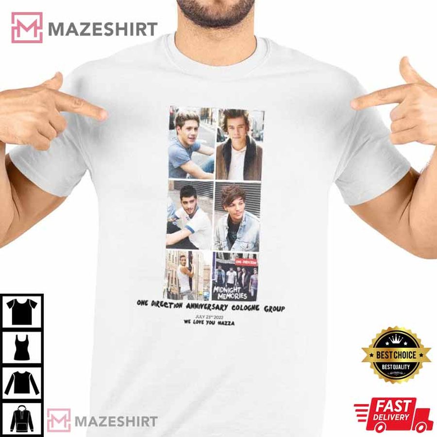 One Direction Harry In Cologne Love On Tour T-Shirt