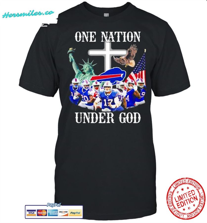 One Nation Under God Bills Buffalo Team Football shirt