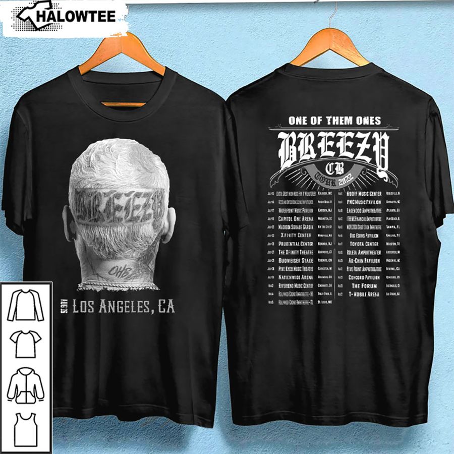 One Of Them Ones Tour 2022 Shirt, Chris Brown Breezy Tour 2022 Shirt