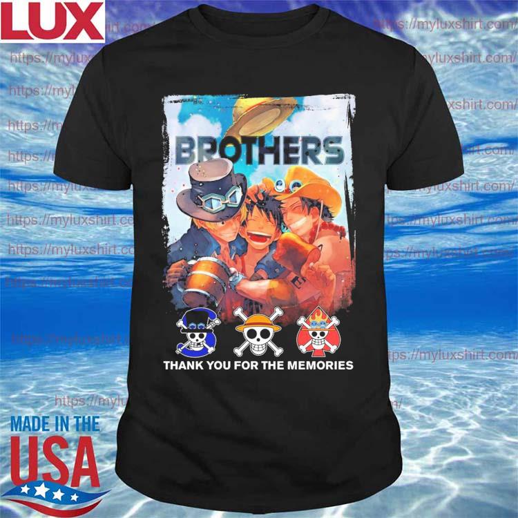 One Piece Brothers thank you for the memories shirt