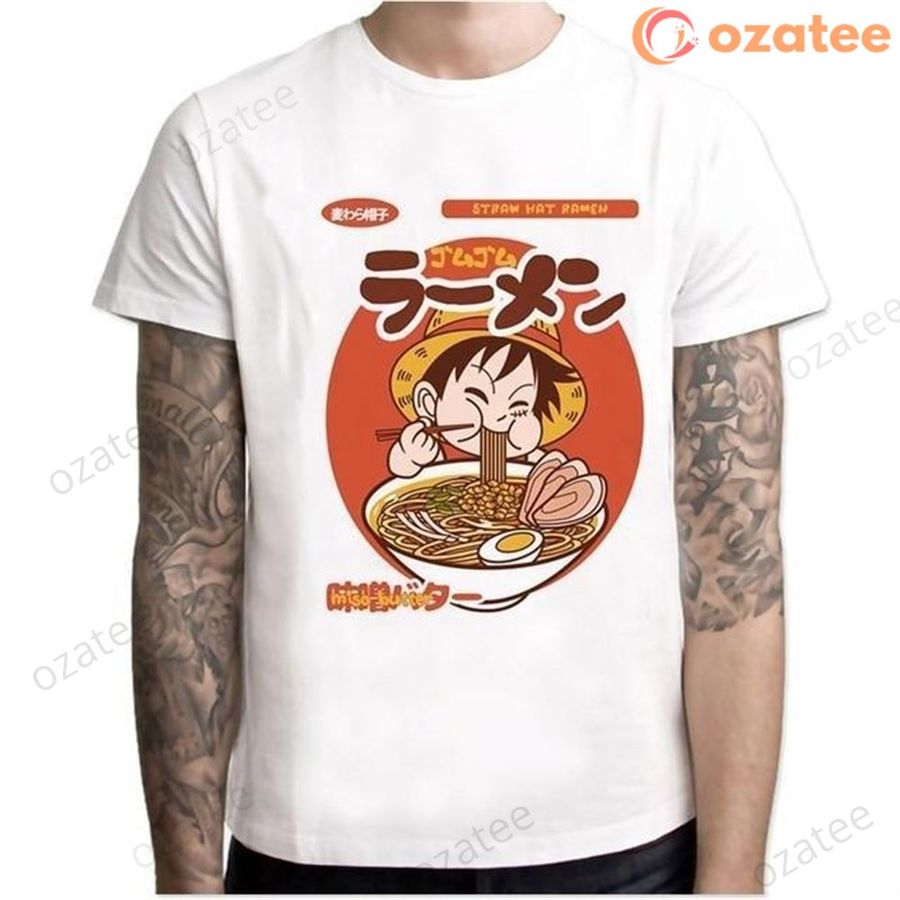 One Piece Luffy Ramen T-Shirt