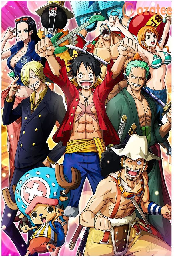 One Piece Manga Anime Cartoon Japan Giant Art Print Home Decor New Poster 