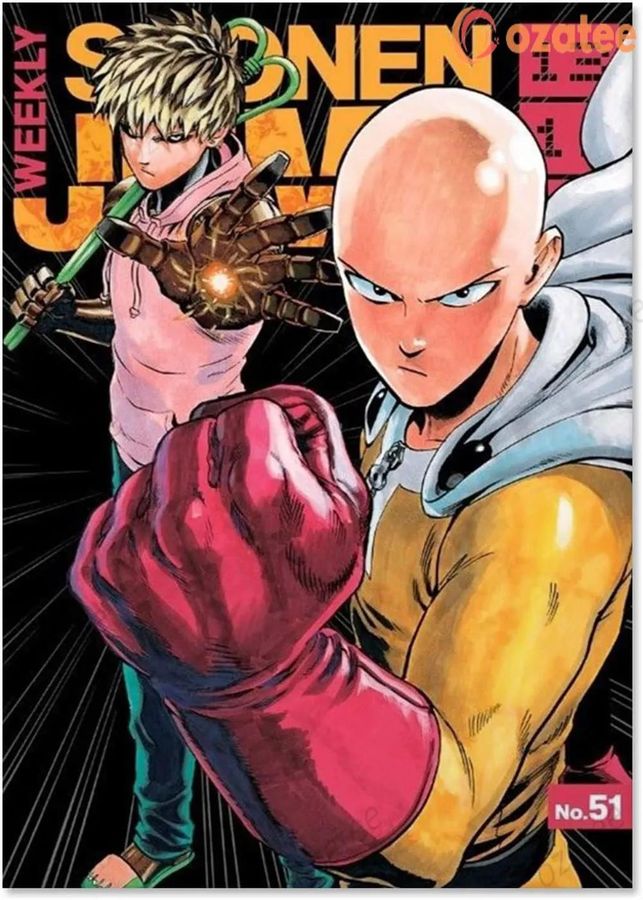 One Punch Man Merchandise Poster for Home Living Room Decoration