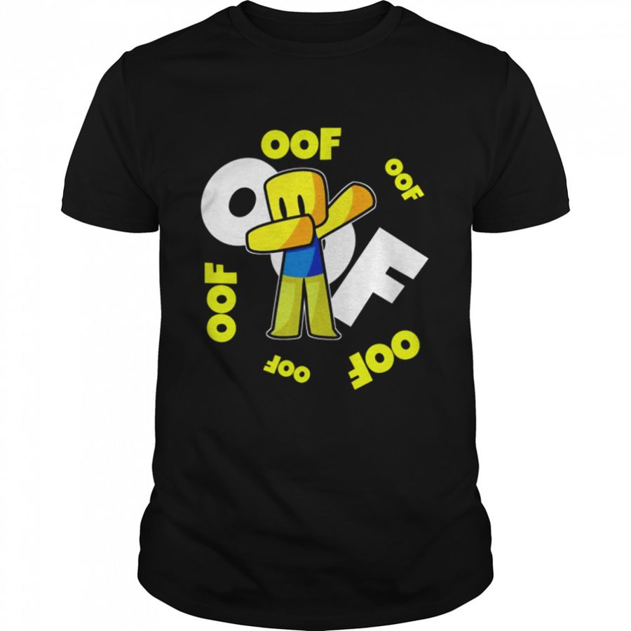 Oof Dabbing Noob Christmas For Gamers Youth Roblox shirt