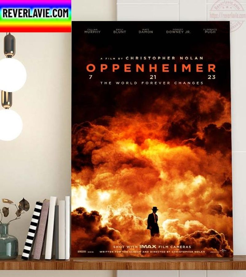 Oppenheimer Official Poster Film Home Decor Poster Canvas