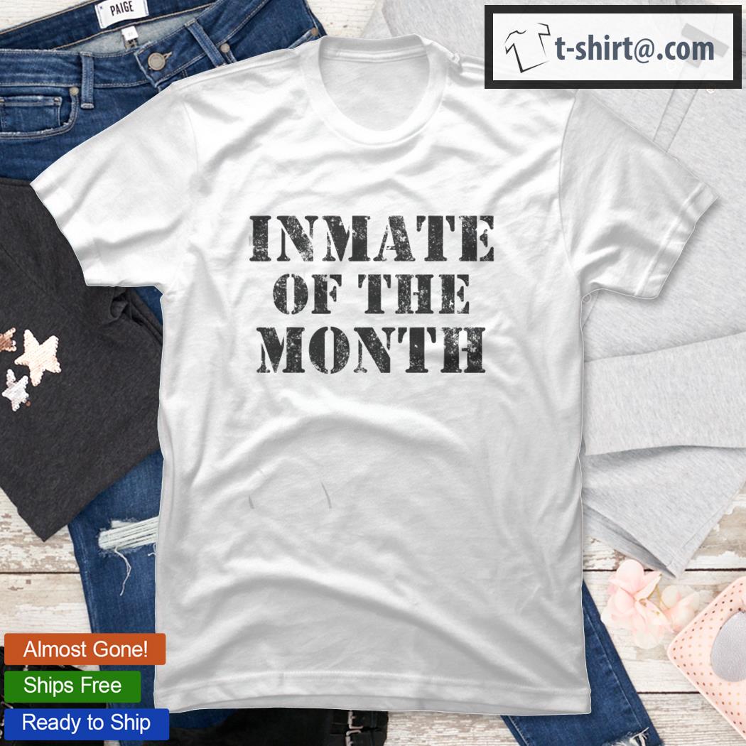 Orange Prison Jail Inmate Prisoner Funny Halloween Costume Shirt