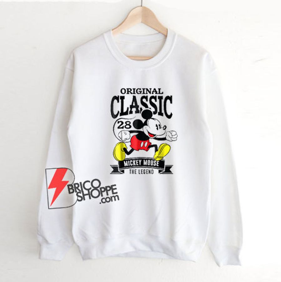 Original Classic Mickey Mouse 1928 Sweatshirt – Mickey Mouse The Legend Sweatshirt