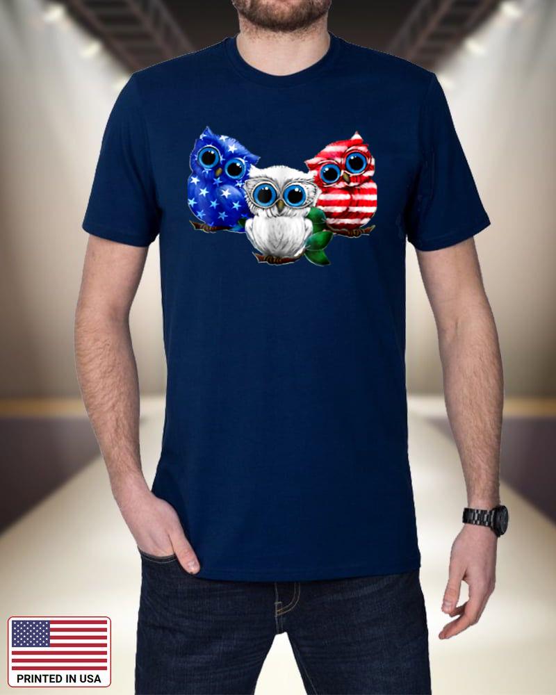 Owl American Flag 4th Of July Owl Lovers lkOt0