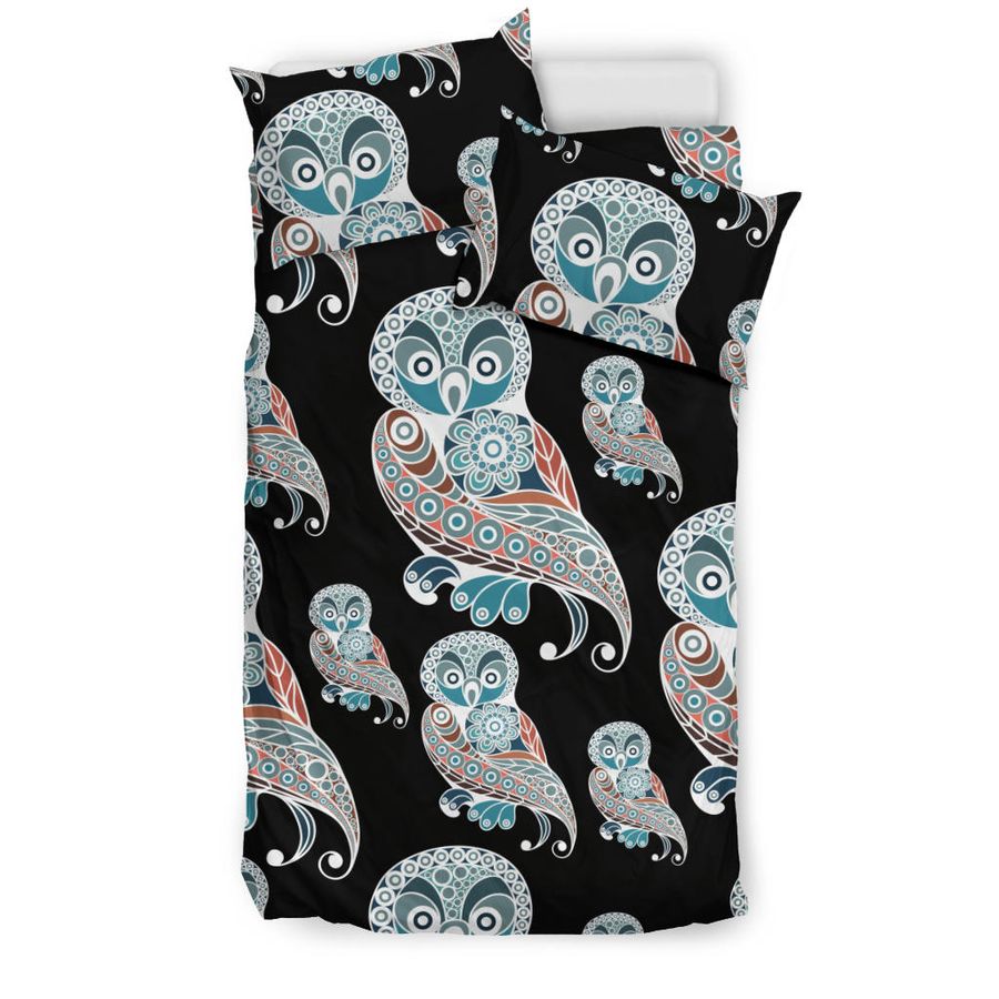 Owl Tribal Pattern Bedding Set