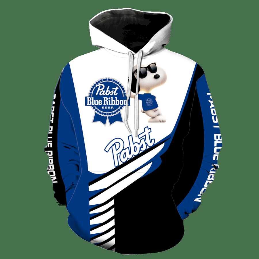 Pabst Blue Ribbon Snoopy Full All Over Print V1403 Hoodie Zipper.png