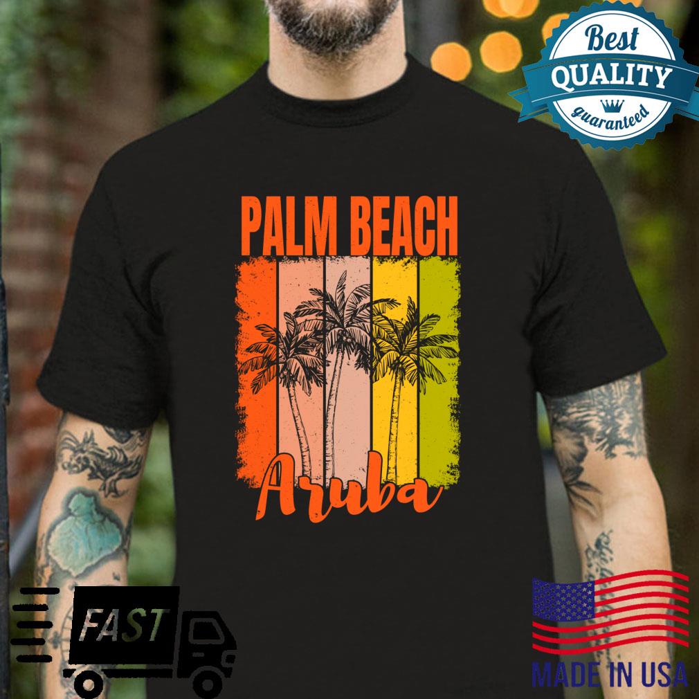 Palm Beach Aruba WeinleseReisen Shirt