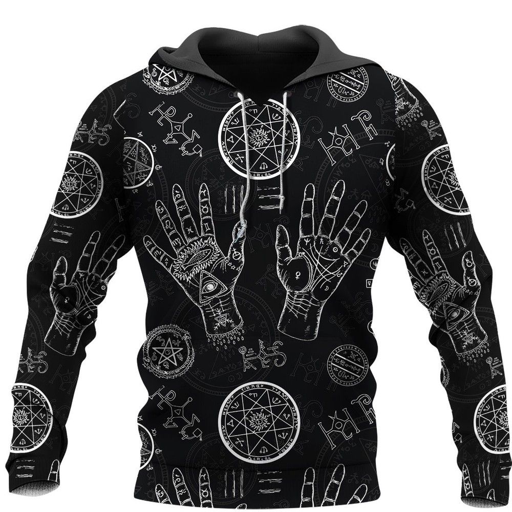 Palmistry Pullover And Zip Pered Hoodies Custom 3D Clothes Graphic Printed 3D Hoodie All Over Hoodie For Men For Women