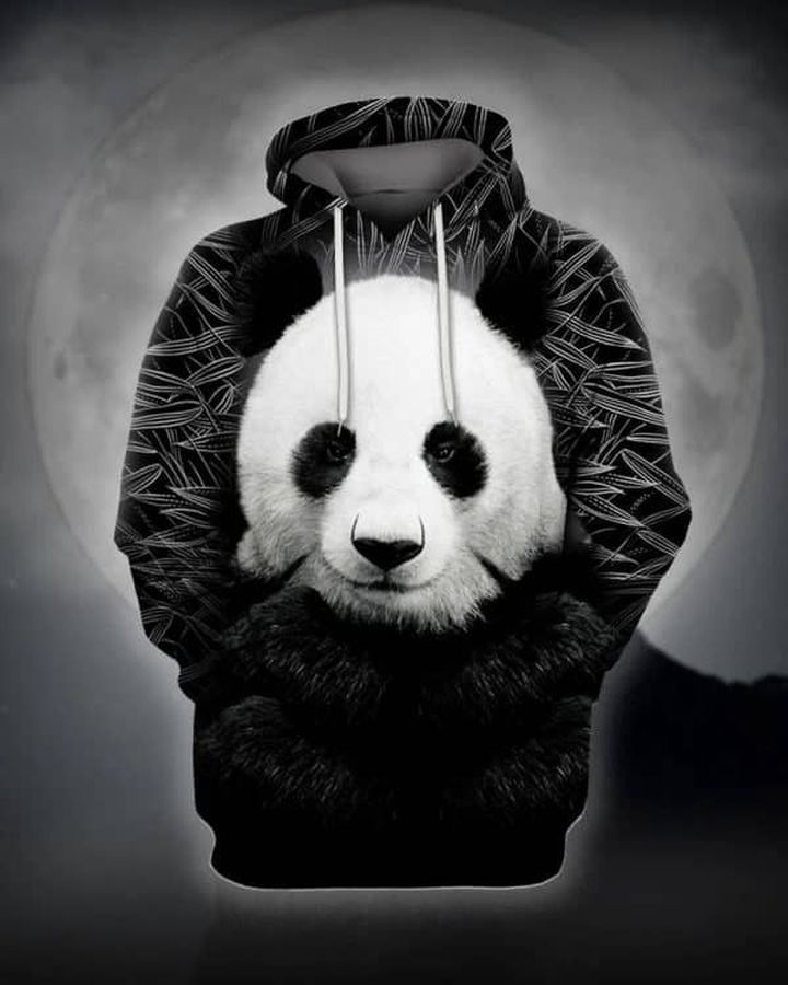 Panda Panda All Over Printed Hoodie